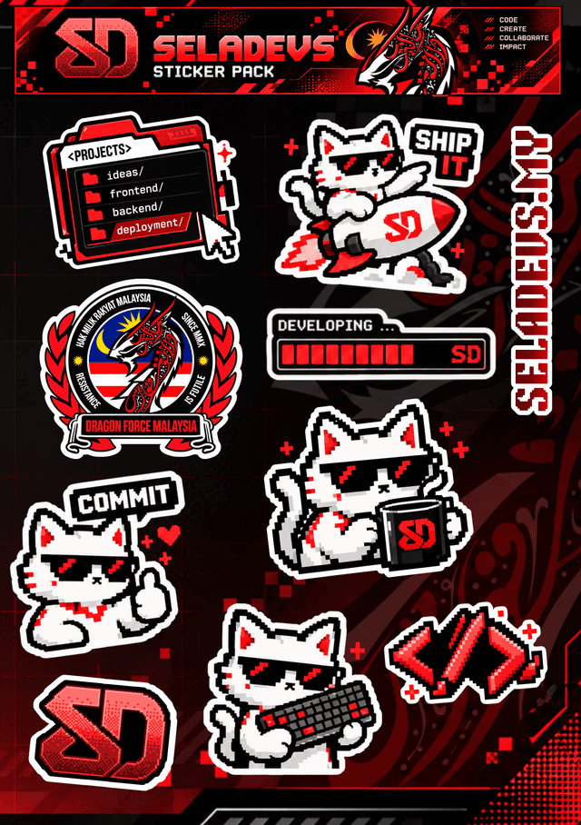 SELADEVS original sticker pack